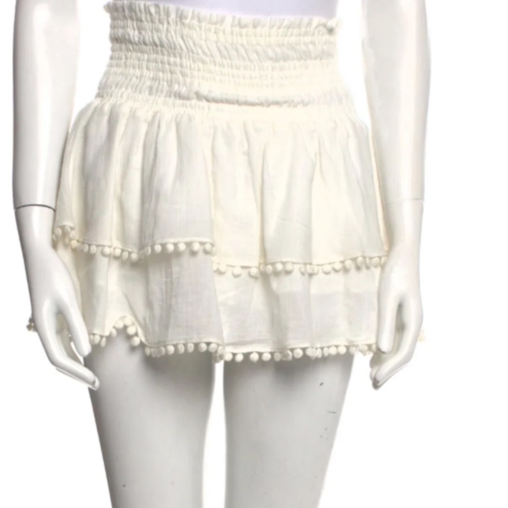 Size 2 Cream Apiece Apart Tiered Skirt